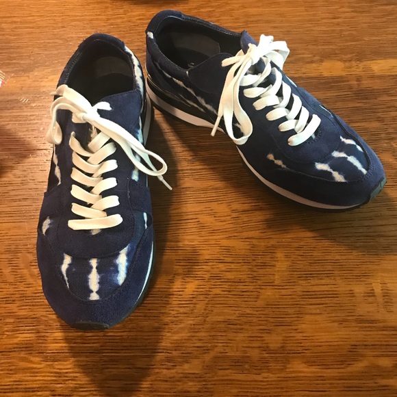 Tory Burch Shoes - Tory Burch Brielle Trainer Sneakers Ziggy/Navy Sea